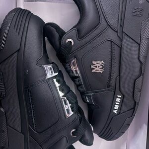 AMIRI Black and White Label Detail